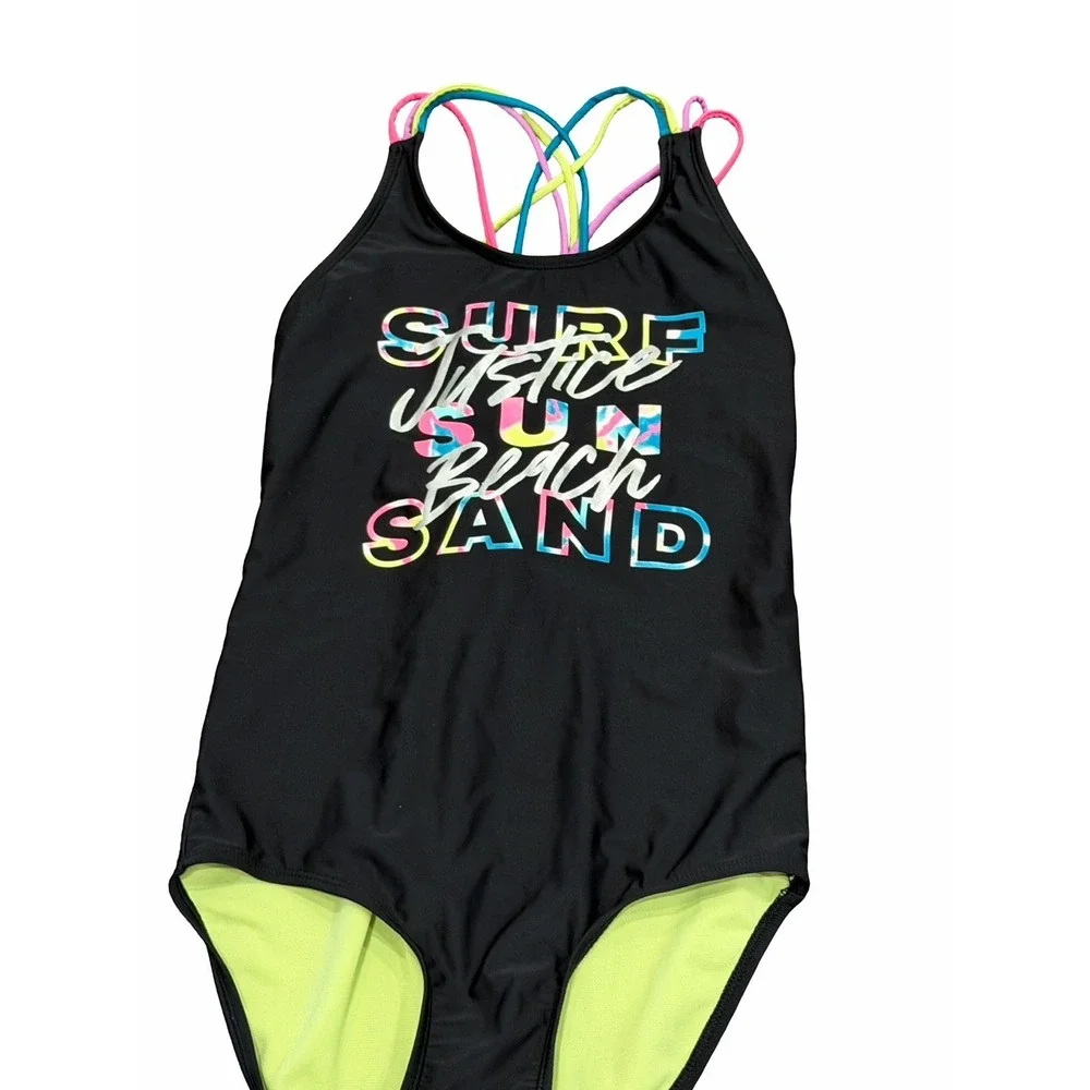 JUSTICE Teen Girls 16 One Piece Swimsuit Bathing Suit Lot Bundle Floral Tie Dye